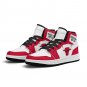 Chicago Bulls Custom Men High-Top Sneakers &acirc;�� Red & White NBA Fan Shoes | Unisex Sizes