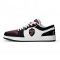 Cleveland Cavaliers Custom Men Low-Top Sneakers &acirc;�� Wine, Black & White NBA Fan Shoes | Unisex Sizes