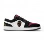 Cleveland Cavaliers Custom Men Low-Top Sneakers &acirc;�� Wine, Black & White NBA Fan Shoes | Unisex Sizes