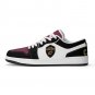Cleveland Cavaliers Custom Women Low-Top Sneakers Wine, Black & White NBA Fan Shoes | Unisex Sizes