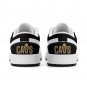 Cleveland Cavaliers Custom Women Low-Top Sneakers Wine, Black & White NBA Fan Shoes | Unisex Sizes