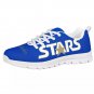 Academy of Holy Angels Stars Custom Athletic Shoes Blue Gold Fan Sneakers for Kids