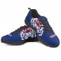 Albert Lea Tigers Custom Athletic Sneakers Blue Red School Spirit Shoes for Men