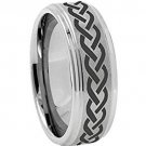 COI Tungsten Carbide Celtic Wedding Band Ring - 3199