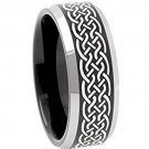 COI Tungsten Carbide Celtic Wedding Band Ring - TG3651AA