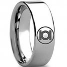 COI Tungsten Carbide Green Lantern Wedding Band Ring-TG4272