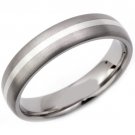 COI Tungsten Carbide Dome Wedding Band Ring - TG2988