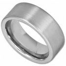 COI Tungsten Carbide Pipe Cut Wedding Band Ring - TG2855