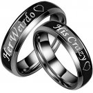 COI Tungsten Carbide His Crazy Her Weirdo Ring - TG3067AA