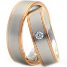 COI Tungsten Carbide Couple Wedding Band Ring - TG3355