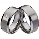 COI Tungsten Carbide Couple Wedding Band Ring - TG3556