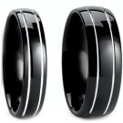 COI Tungsten Carbide Couple Wedding Band Ring - TG4296