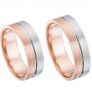 COI Tungsten Carbide Couple Wedding Band Ring - TG4695