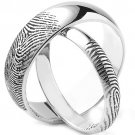 COI Tungsten Carbide Custom FingerPrint Ring - TG1530AA