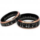 COI Tungsten Carbide Ring With Custom Engraving-TG612