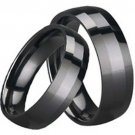 COI Black Tungsten Carbide Couple Wedding Band Ring - TG1647