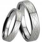 COI Tungsten Carbide Celtic Wedding Band Ring - TG166
