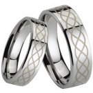 COI Tungsten Carbide Celtic Wedding Band Ring - TG168