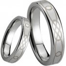 COI Tungsten Carbide Celtic Wedding Band Ring - TG171