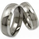 COI Tungsten Carbide Couple Wedding Band Ring - TG1357
