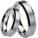 COI Tungsten Carbide Couple Wedding Band Ring - TG279