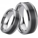 COI Tungsten Carbide Couple Wedding Band Ring - TG741