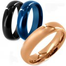 COI Tungsten Carbide Dome Wedding Band Ring - TG3380
