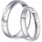COI Tungsten Carbide The Only Love Wedding Band Ring - TG3507