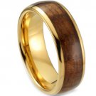 COI Tungsten Carbide Wedding Band Ring With Wood - TG1753AA