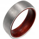 COI Tungsten Carbide Wood Wedding Band Ring - TG2996AA