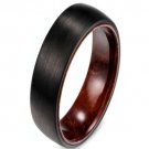 COI Tungsten Carbide Wood Wedding Band Ring - TG2998AA