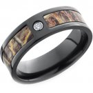 COI Black Tungsten Carbide Camo Wedding Band Ring - TG3581