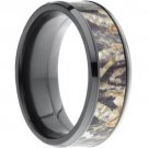 COI Black Tungsten Carbide Camo Wedding Band Ring - TG3574
