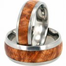 COI Tungsten Carbide Wedding Band Ring With Wood - TG2598