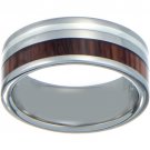 COI Tungsten Carbide Ring With Wood and Ceramic - TG2815
