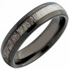 COI Black Tungsten Carbide Deer Antler Ring - TG4215AA
