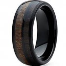 COI Black Tungsten Carbide Deer Antler Ring - TG4738