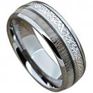 COI Tungsten Carbide Deer Antler Meteorite Ring-TG1820AAA