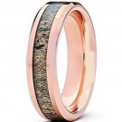 COI Tungsten Carbide Deer Antler Wedding Band Ring - TG1507A