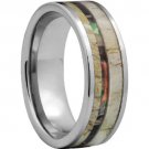 COI Tungsten Carbide Deer Antler Wedding Band Ring - TG4475