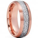 COI Tungsten Carbide Ring With Meteorite - TG3465AA
