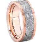 COI Tungsten Carbide Wedding Band Ring With Meteorite-TG4563