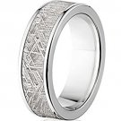 COI Tungsten Carbide Wedding Band Ring With Meteorite-TG4568