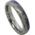 COI Tungsten Carbide Deer Antler Wedding Band Ring - TG2604A