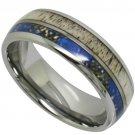 COI Tungsten Carbide Deer Antler Wedding Band Ring - TG4704
