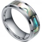 COI Tungsten Carbide Ring With Mother of Pearl - TG4070