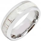 COI Tungsten Carbide Deer Antler Wedding Band Ring-TG1567AA