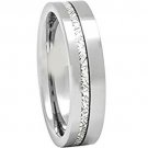 COI Tungsten Carbide Meteorite Wedding Band Ring - TG1678AA