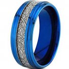 COI Tungsten Carbide Ring With Meteorite- TG4639