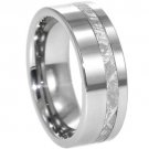 COI Tungsten Carbide Wedding Band Ring With Meteorite - TG4278